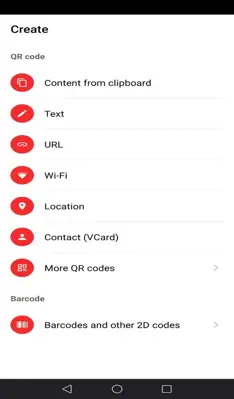 QR Code Generator-Scanner android App screenshot 2