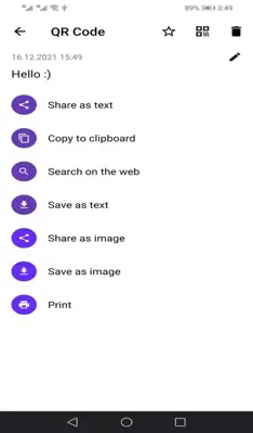 QR Code Generator-Scanner android App screenshot 4